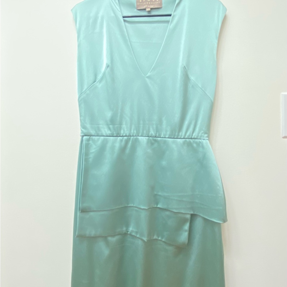 Space Style Concept Above the Knee Women Dress Made in Italy